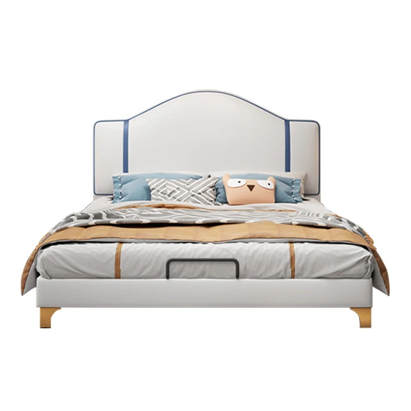 

Children's bed, adolescent boys and girls single bed, double bed 1.5 meters