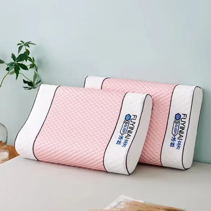 New Pattern Natural Latex Pillow Bedding Sleeping Health Care Orthopedic Pillow Massage Cervical Vertebrae Pillows