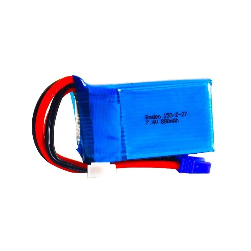 2S 7.4V 800mAh 35C bateria Lipo dla Walkera Rodeo 150 F150 zdalnie sterowany Quadcopter model RC dronów z wtyczką EC5 7.4V bateria dronów