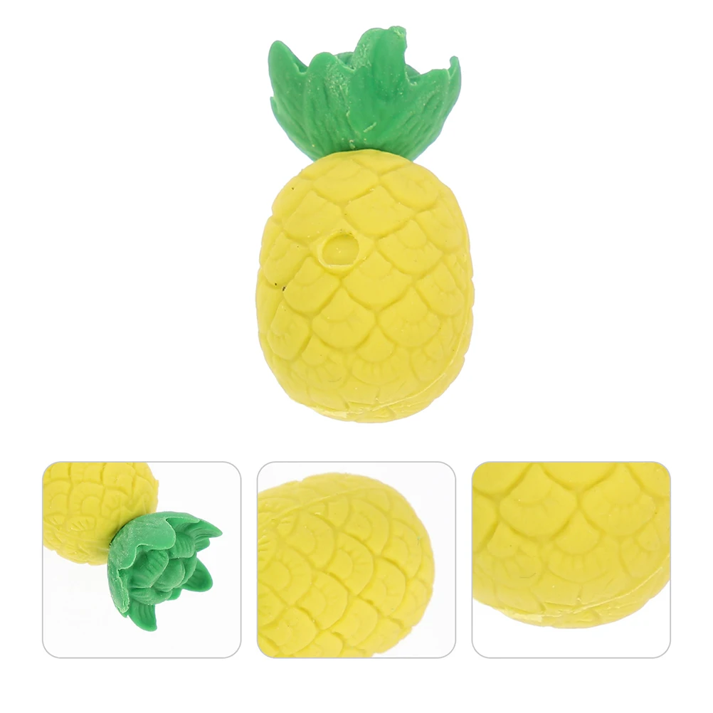 

40Pcs Pineapple Shaped Kids Erasers Smooth Writing Correction Easy Carry Mini Erasers for Students Office Home Use Reliable