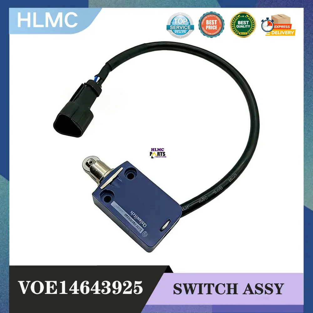 VOE14643925 Переключатель хода для экскаваторов EC55C, EC60D, EC80D, изоляционный выключатель 14643925, запчасти для строительной техники