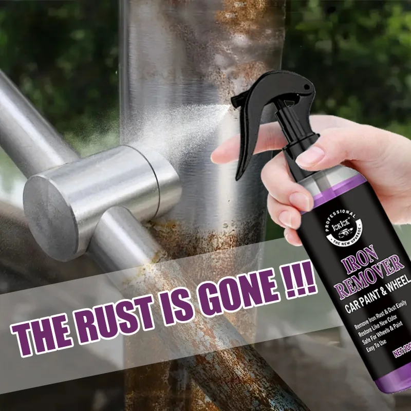 JOKJOK - Heavy Duty Rust Remover Spray Fast Acting Rust Dissolver & Anti-Rust Coating for Metal,Car, Tools Multi-Surface Cleaner