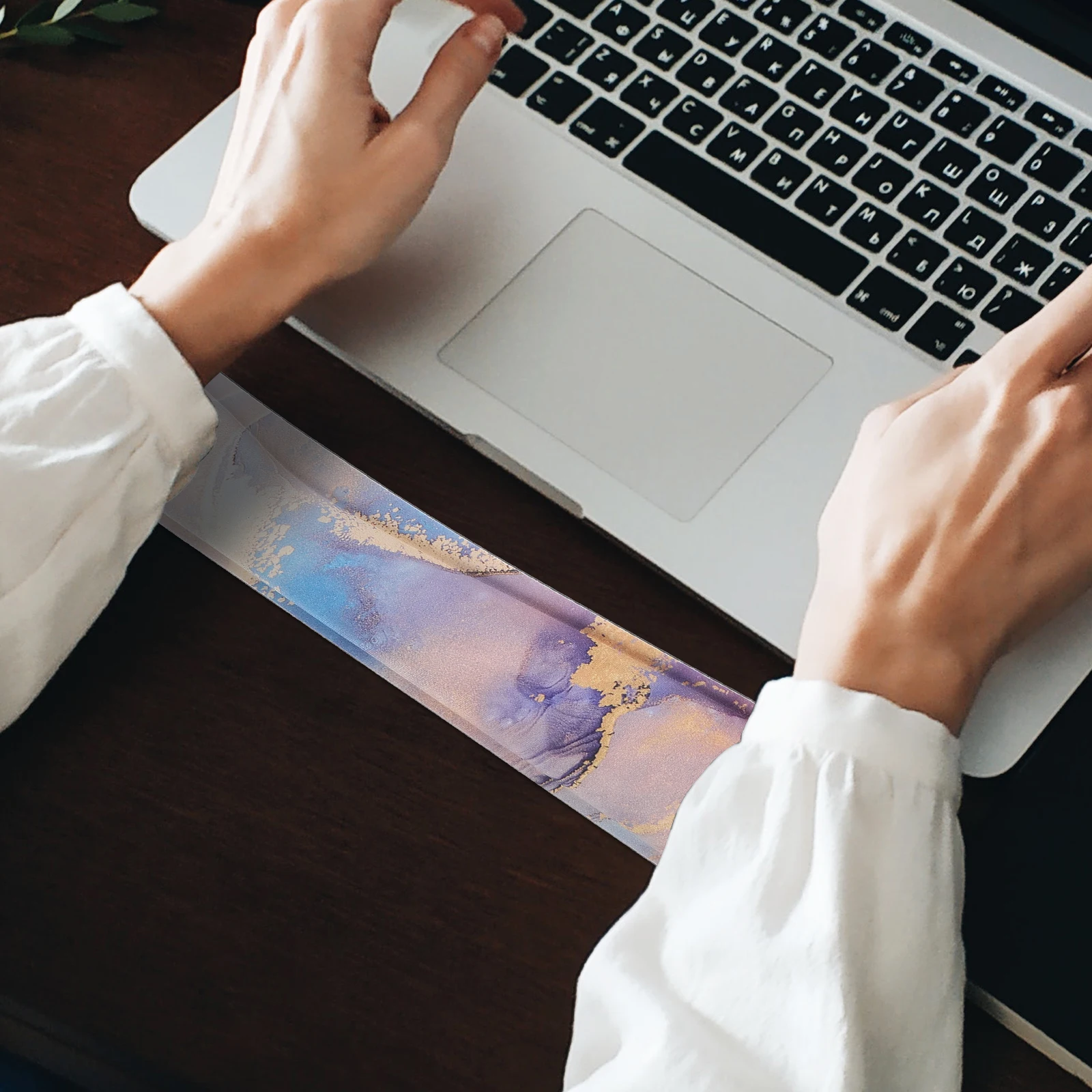 

Memory Foam Support Mouse Pad Slow Rebound Anti Mouse Pad Slip Round Comfort Gaming Office Computer Keyboard Mat