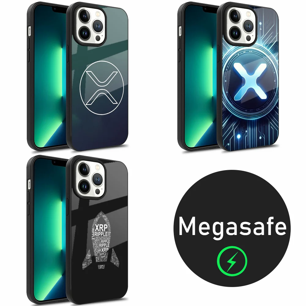 Xrp Ripple Crypto Phone Case For iPhone 16,15,14,13,12,11,Plus,Pro,Max Mini Magsafe Magnetic Wireless Charging