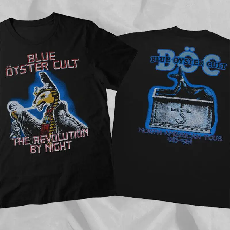 Винтажная мужская футболка Blue Oyster Cult By Night 2Side Винтажная мужская футболка Blue Oyster Cult By Night 2Side