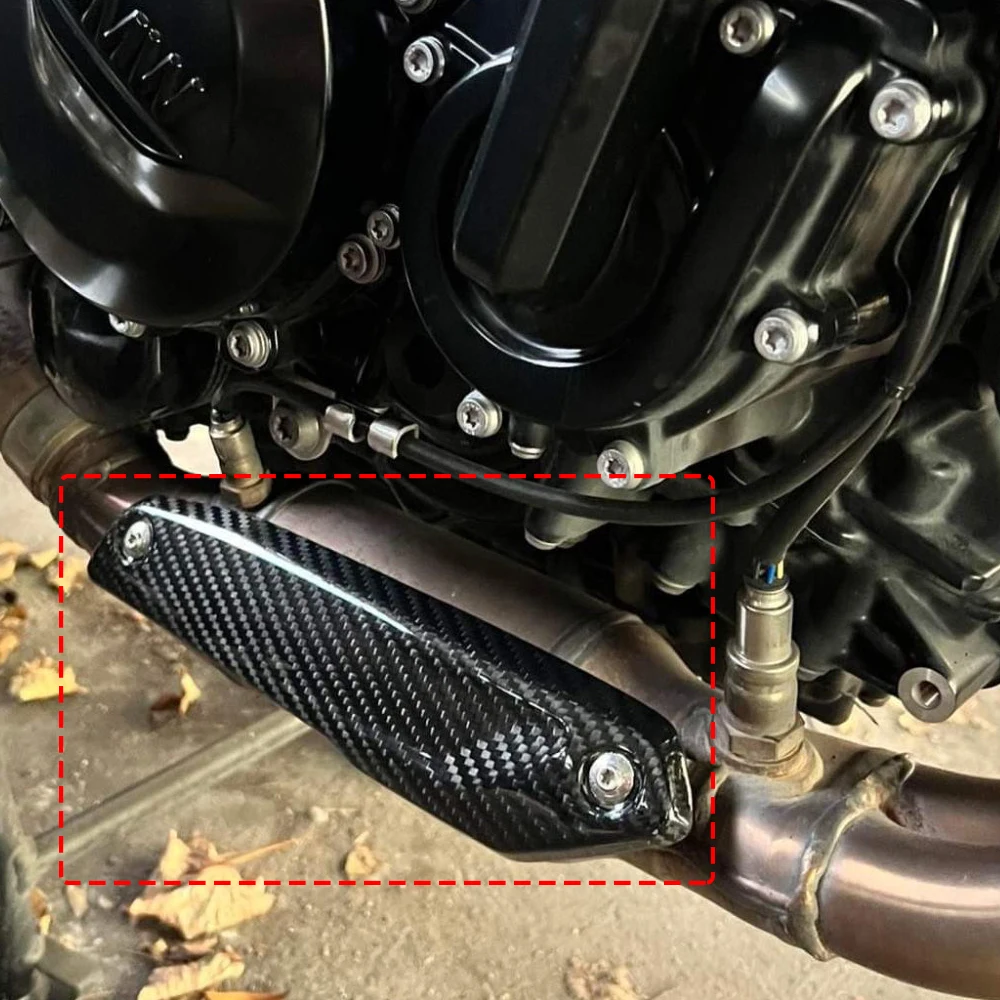 

Запчасти для мотоциклов, противоскользящий глушитель для BMW F900XR F900R, противоскользящий глушитель из углеродного волокна F900 R XR 2020 2021 22 2023