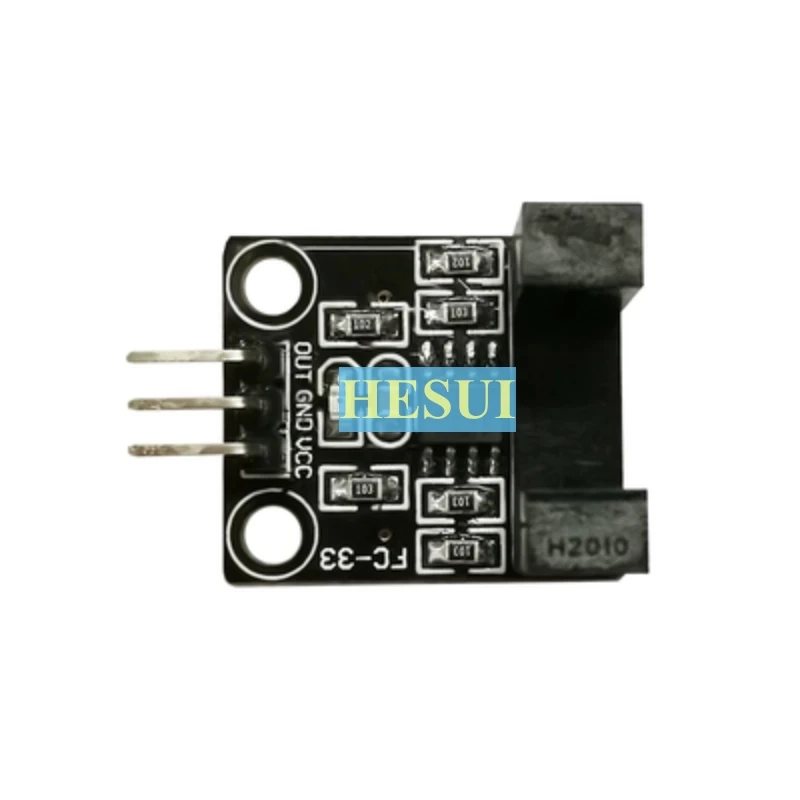 Motor velocity sensor module has a 10MM slot optocoupler for optical induction