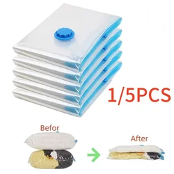 High Capacity Vacuum Bag Package Compressed Organizer for Quilts Clothes Transparent Space Saving Seal Bags Foldable Storage Bag
