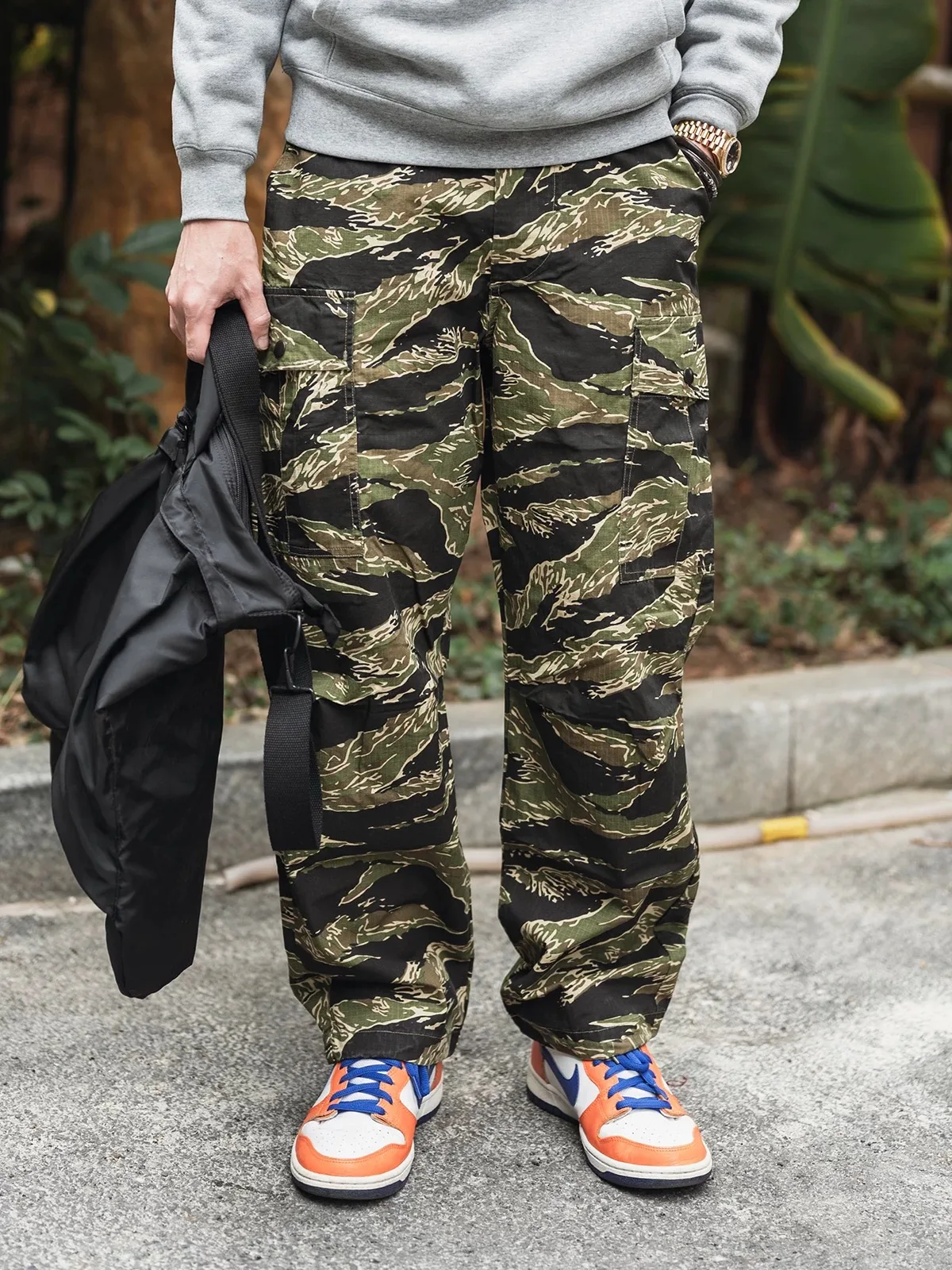 Non Stock JWD Pattern Tiger Stripe Camo Pants TCU Ripstop Men