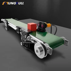 Mini Conveyor Manipulator Assembly Line Scene Simulation Stepper Motor Infrared Induction Belt Conveyor CW CCW Adjustable Speed