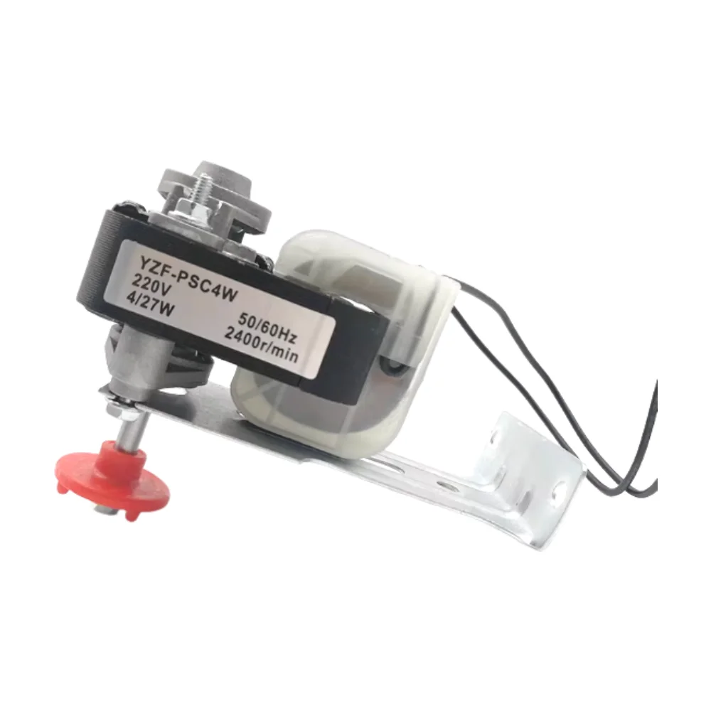 

New for Refrigerator display cabinet motor 220V cover pole asynchronous motor with fan blades YZF-PSC4W accessories