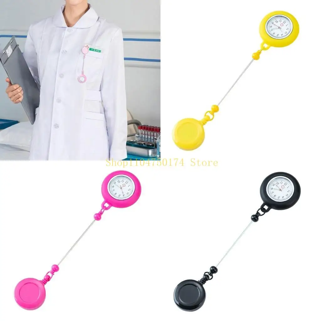 

Beadable Badge Holder with Belt Clip Retractable Badge Reels with Nurse Watch top sale