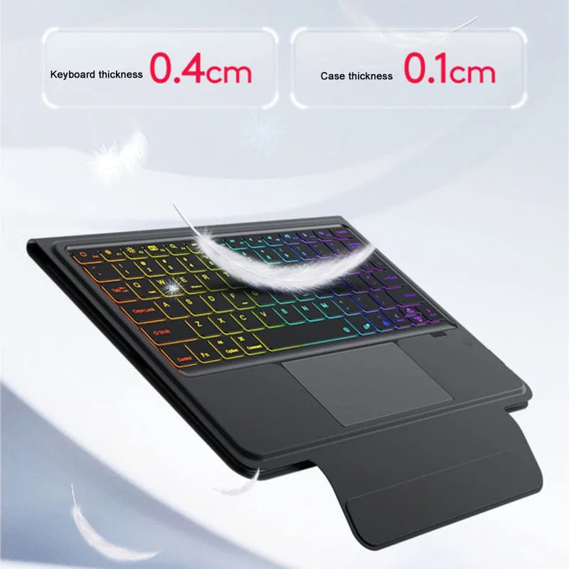 Para xiaomi almofada 5 redmi caso capa de teclado com slot de caneta para xiaomi almofada 5 pro 2021 teclado bluetooth mouse funda caso de mesa