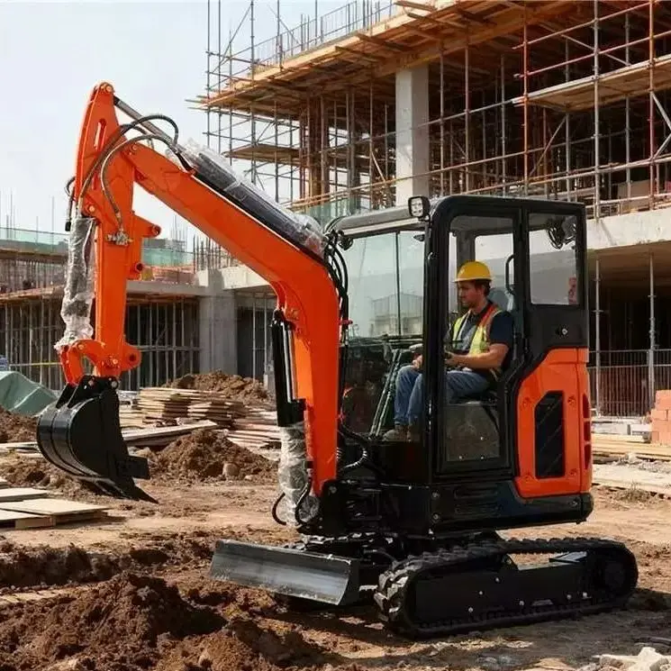 

Fully functional CE EPA 2.5-ton mini excavator, fully hydraulic mini excavator, garden nursery mini excavator, with EPA engine