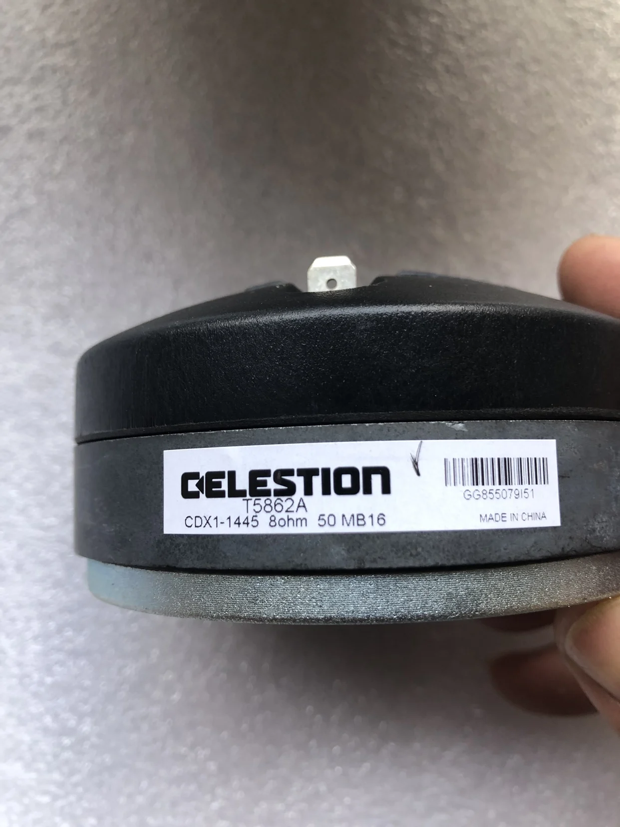 GHXAMP لـ CELESTON CDX1-1445 مكبر صوت بوق السائق - مغناطيس 90 مم، 8 أوم 100 وات، ملف صوتي 34.4 مم 1 قطعة