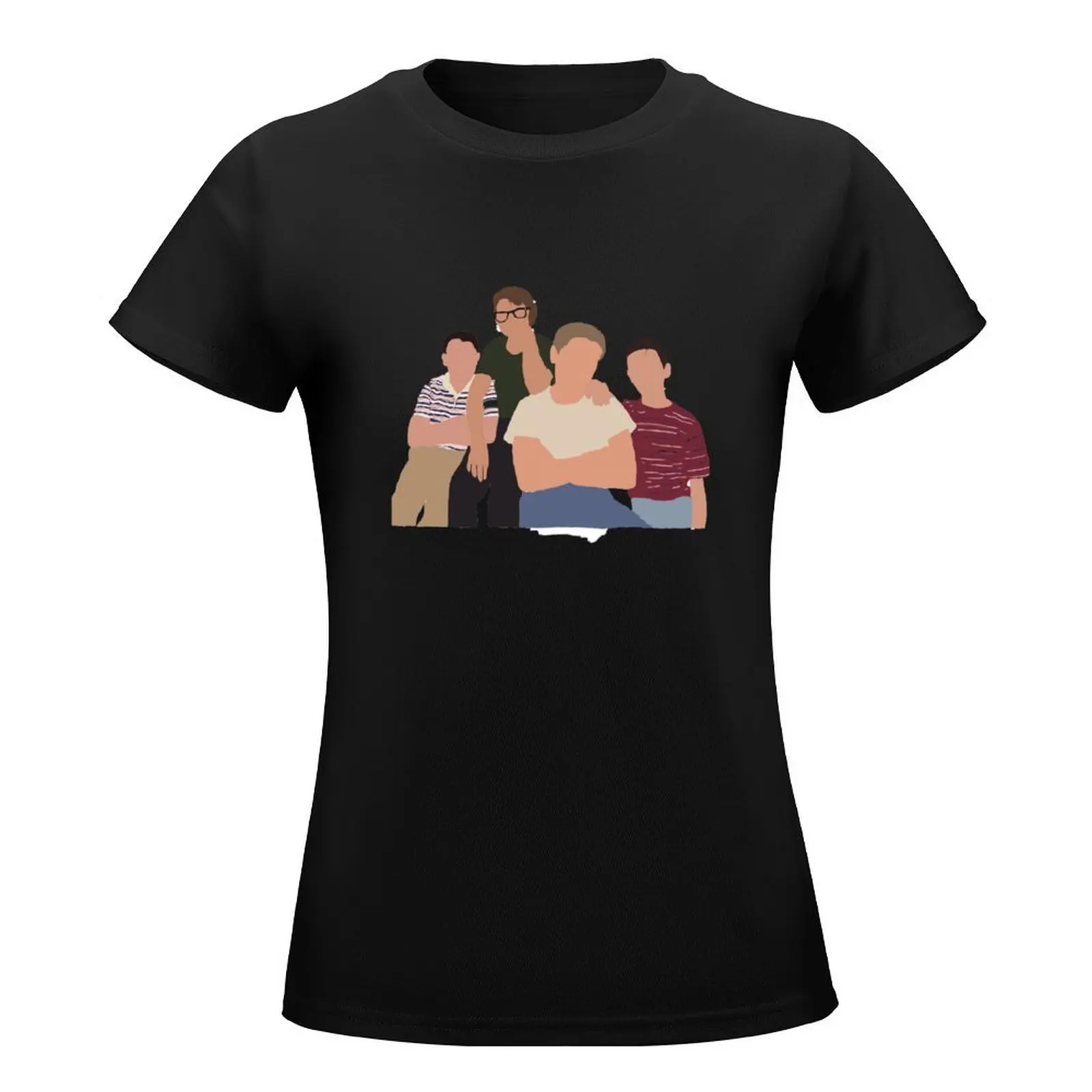 stand by me boys T-Shirt graphics tees black t shirts for Women