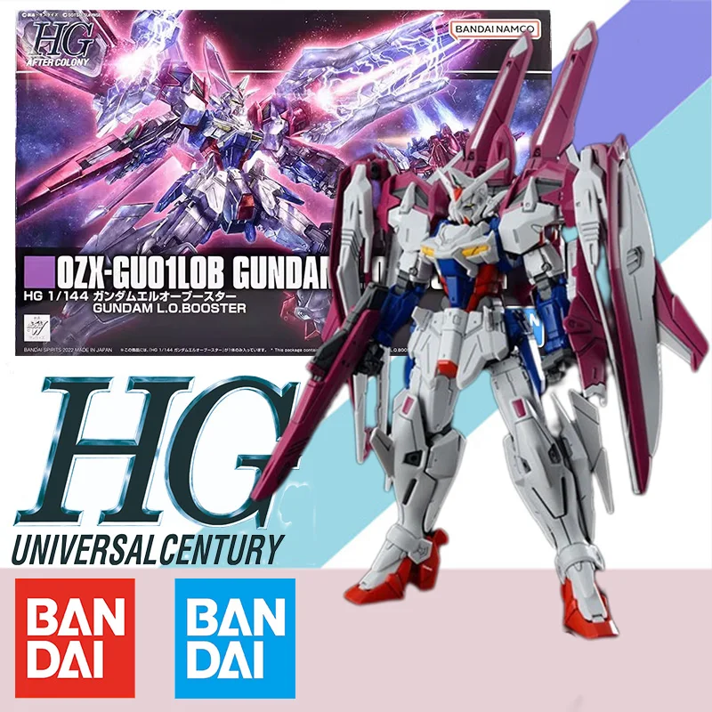 

Bandai Original 1/144 HG UNIVERSALCENTURY PB Limited OZX-GUO1LOB GUNDAM LOBOOSTER Anime Action Figure Assembly Model Kit