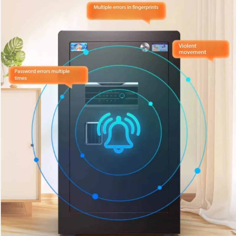 

Large Safe All Steel Anti-Theft Heavy Duty Piggy BankSafe Fingerprint smart password lock living room decoration Safe HomeSafe