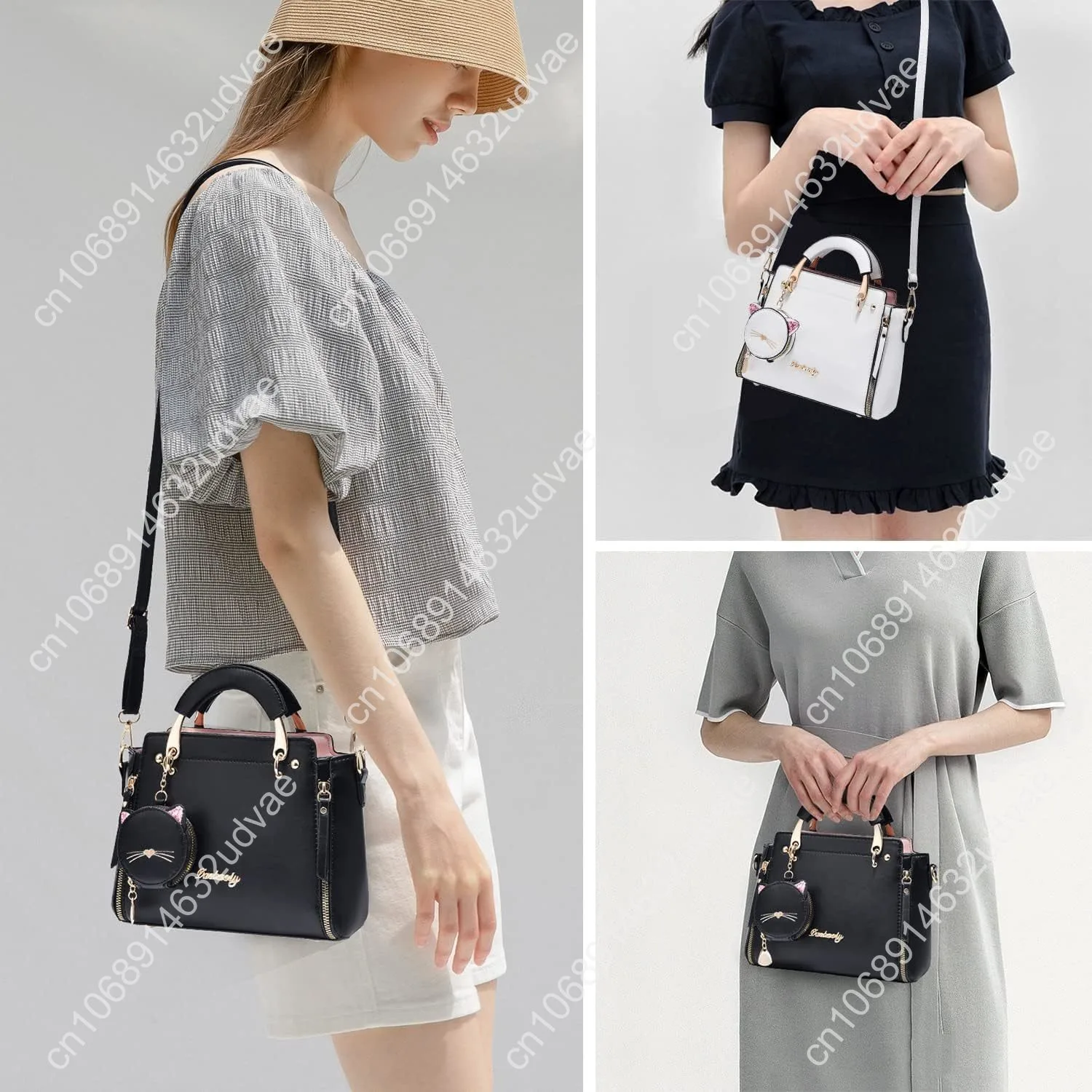 Xiaoyu Fashion Purses and Handbags for Women Ladies Crossbody Bags Top Handle Satchel Shoulder Bags Small Totes