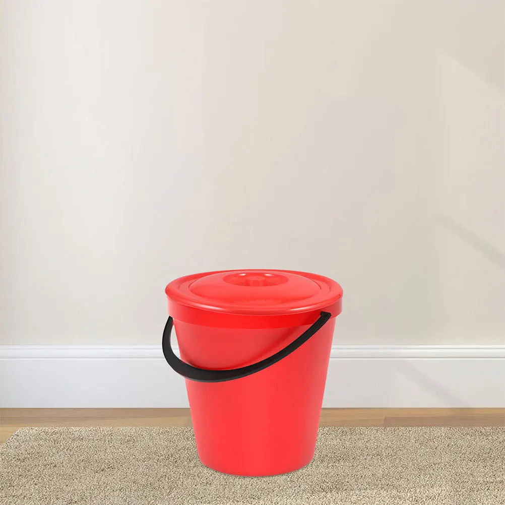 

2Pcs Round Plastic Bin Cover Replacement Heavy Duty Trash Can Lid for Home Office Factory Waterproof Garbage Can Covers Outdoor