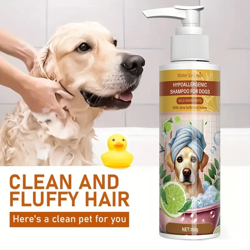 Pet Shampoo - Neutral Deep Cleansing Pet Bathing with Fresh Fragrance, Moisturizing, Removing Odor, Suitable for Cats and Dogs, Keeping Clean Hair, Smooth and Shiny