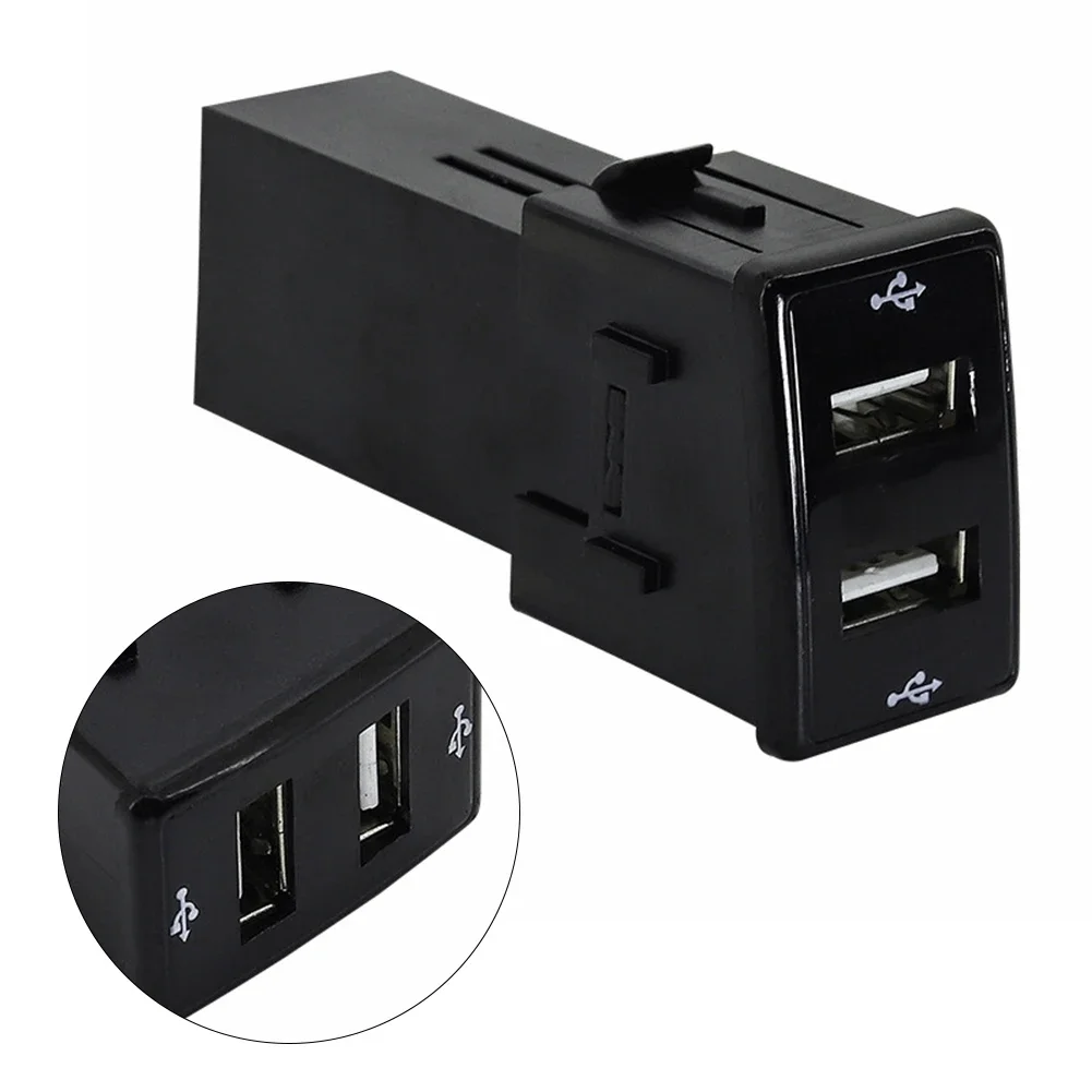 Aksesori Mobil adaptor pengisi daya mobil untuk Isuzu D-MAX pengisi daya USB 5V soket adaptor pengisi daya sakelar polos