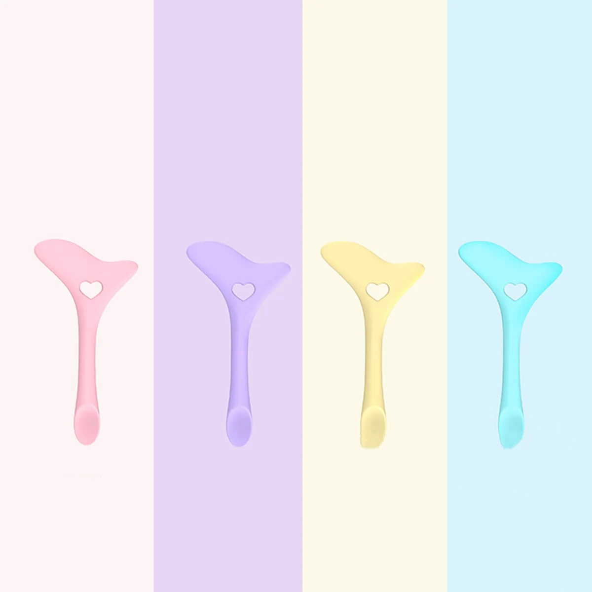 อุปกรณ์ช่วยวาดอายไลเนอร์ ซิลิโคน 1 ชิ้น ขายส่ง, ลิปสติก, คิ้ว, ผลิตภัณฑ์เครื่องสำอางสำหรับวาดอายไลเนอร์ อุปกรณ์ช่วยแต่งหน้า