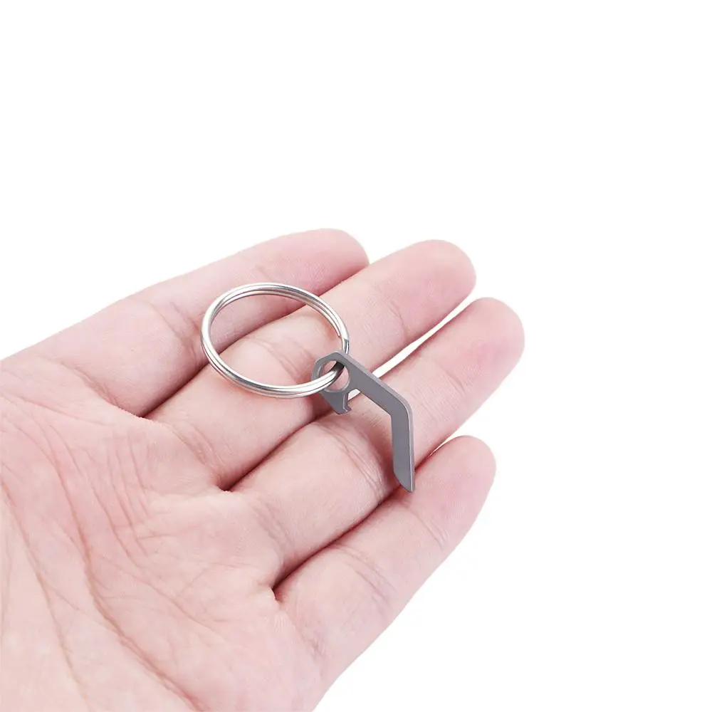 ホームキッチンツールキャンプインテリアアクセサリーバックパックペンダント缶切りキーリングビール栓抜き栓抜きキーホルダー