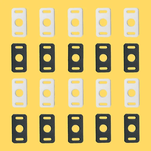 Hebilla de encaje de zapato de gran cantidad 10/50/100, alfileres para zapatillas de deporte blancos y negros, accesorios aptos para decoración de cordones de zapatos para niños y adultos