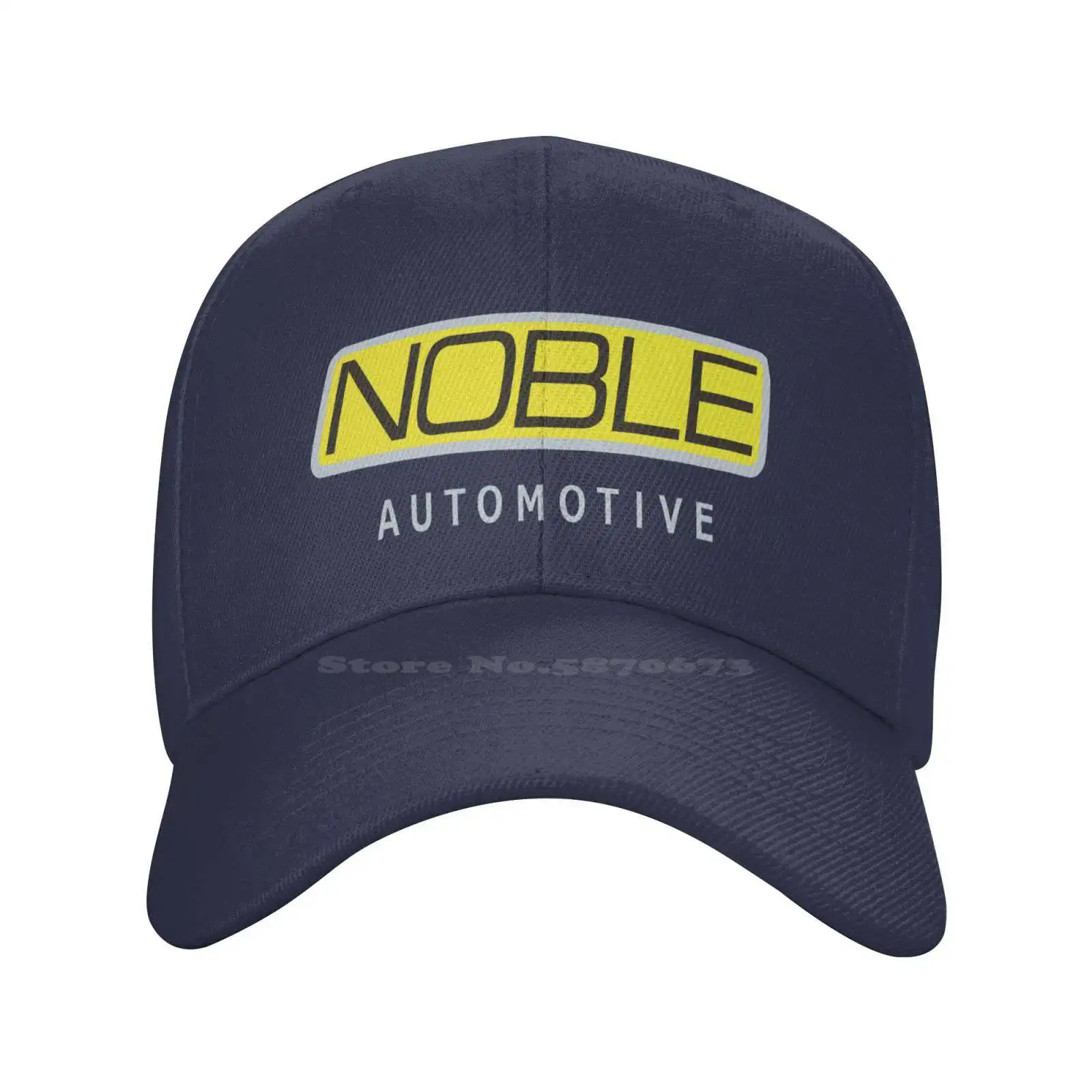 

Noble Automotive Logo Print Graphic Casual Denim cap Knitted hat Baseball cap