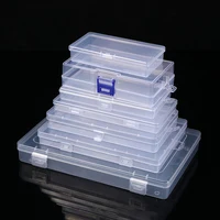 Rectangular Translucent Box Durable Strong Storage Box Packing Plastic Boxes Dustproof Strong Jewelry Storage Case Container 2