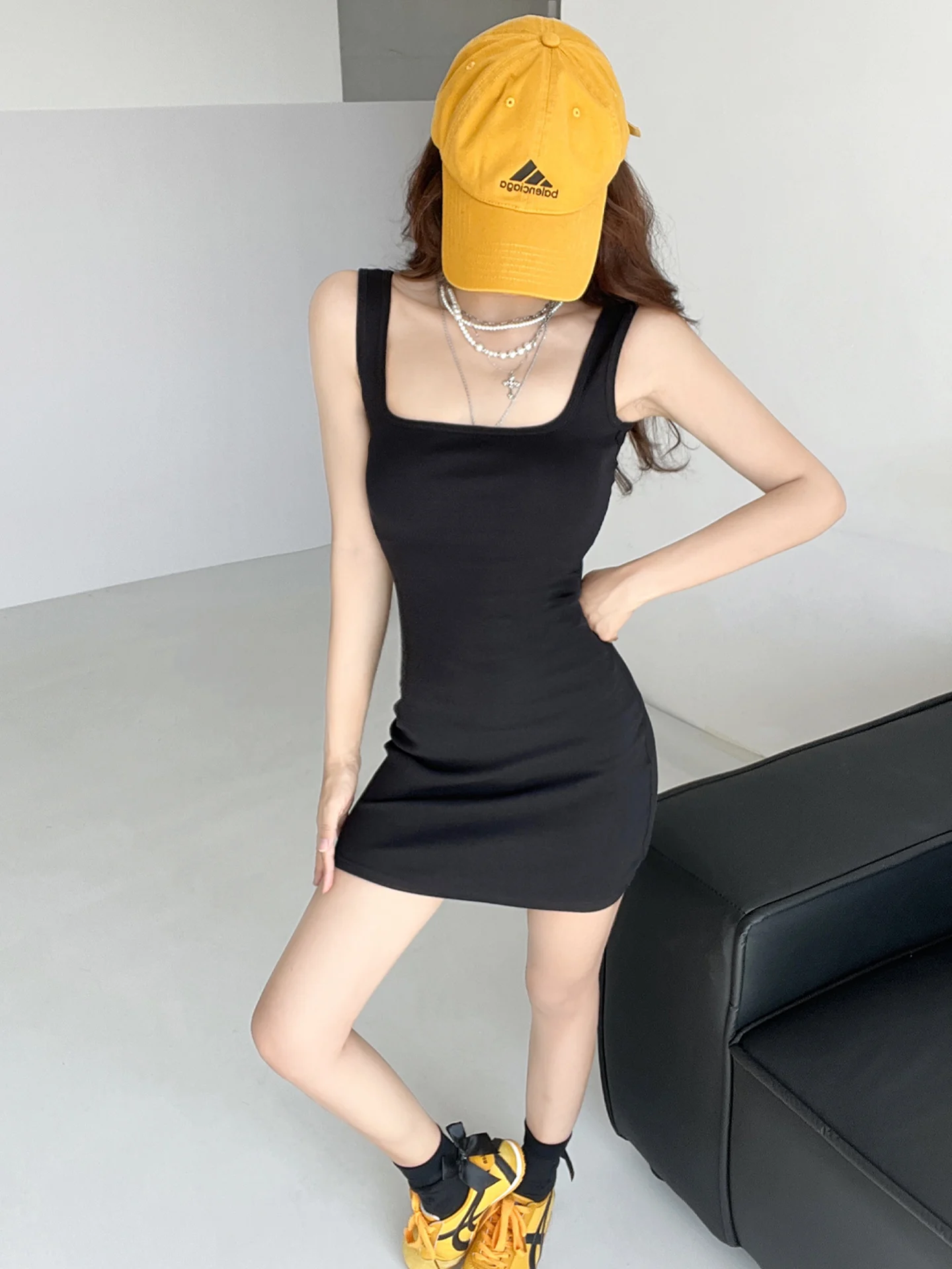 

Slim Fit Bandeau Dr Pure Desire Sexy Sister Series Bla Dr Высокая талия Square Ne Tight Bodycon Dr Ci Walk Summer