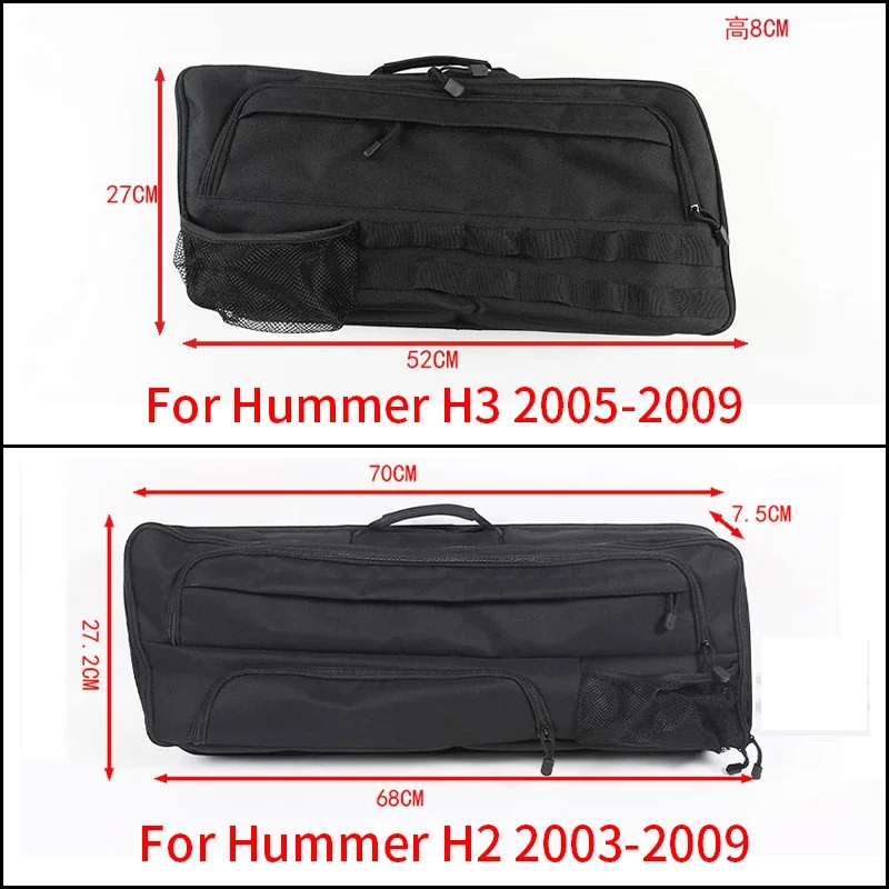 For Hummer H2 2003-2009 H3 2005-2009 Multifunctional Storage Bag for Car Trunk Side Window, Storage Space Upgrade Accessories