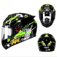 Green Tank Elements Men Women Moto Helmets Motorcycle Helmet Full Face Motocross Helmets with DOT casco para motociclista