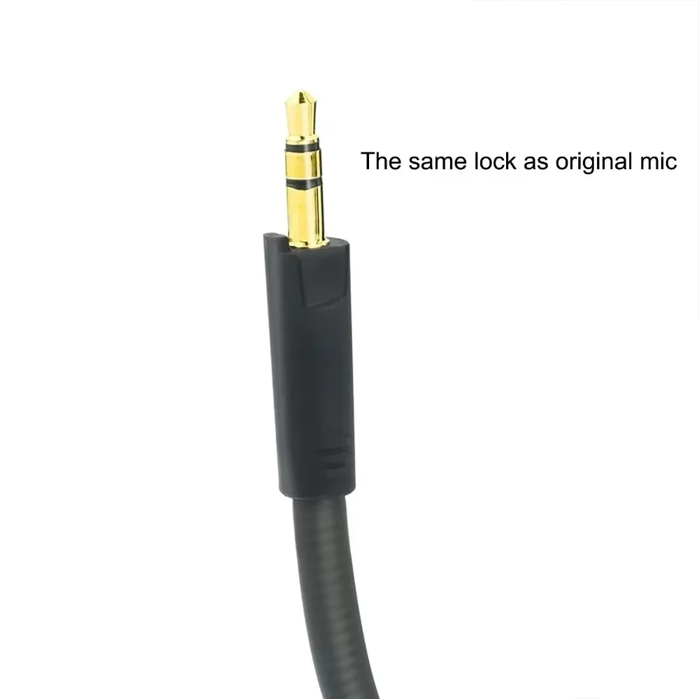 استبدال Aux 3.5 مللي متر TRS Mic انفصال ميكروفون ازدهار ل Razer Barracuda X اللاسلكية سماعات رأس للألعاب سماعات سماعات