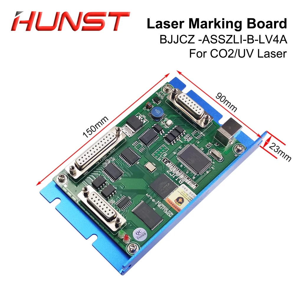 HUNST Co2 UV Laser Marking Controller JCZ LMC-DIGIT-LV4 Marking Board BJJCZ EzCad for 10.6um Co2 Marking Laser Tube