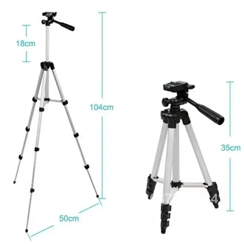 Latest Universal Aluminum Portable Professional Tripod Stand with Bag For Canon Sony Panasonic Nikon Camera
