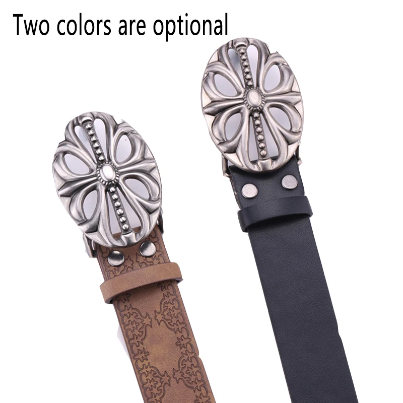 Ribbed trendy belt women wear vintage jeans chic belt dark wind decorative belt