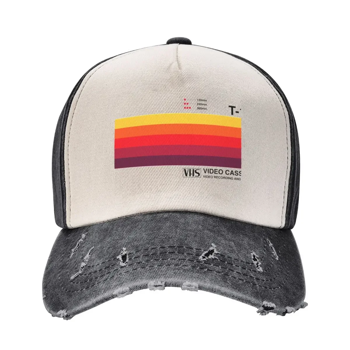 Sunset Video Cassette VHS Baseball Cap hard hat custom Hat Sun Hat For Children Visor Golf Men Women's