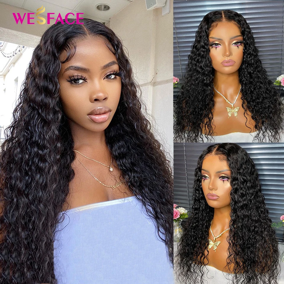 

13X4 Lace Front Wigs Human Hair Wigs Brazilian Remy Curly Wigs For Women Deep Wave Curly Lace Frontal Wig PrePlucked Baby Hair