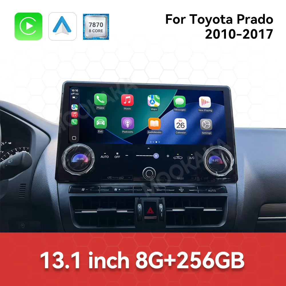 

Автомобильный радиоприемник с сенсорным экраном для Toyota Prado 2010-2017 Android GPS автомобильный мультимедийный авторадио стереоприемник головное устройство