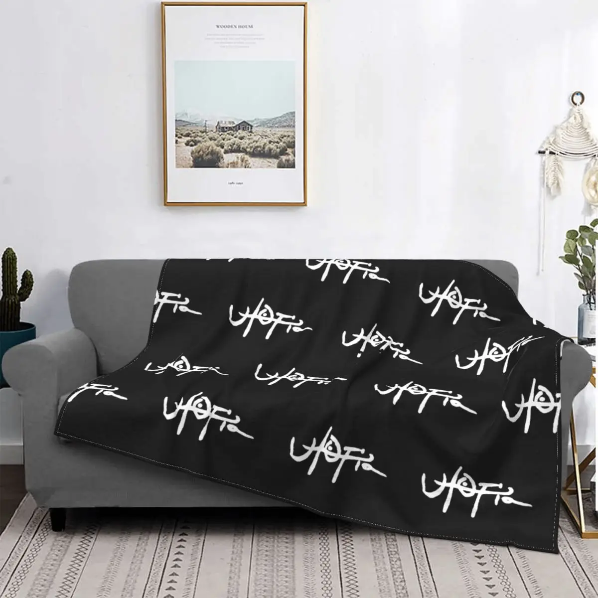 Travis Scott Rapper Utopia Maximus Flannel Throw Blankets Cactus Jack Hip Hop Blankets for Home Travel Ultra-Soft Bedding Throws