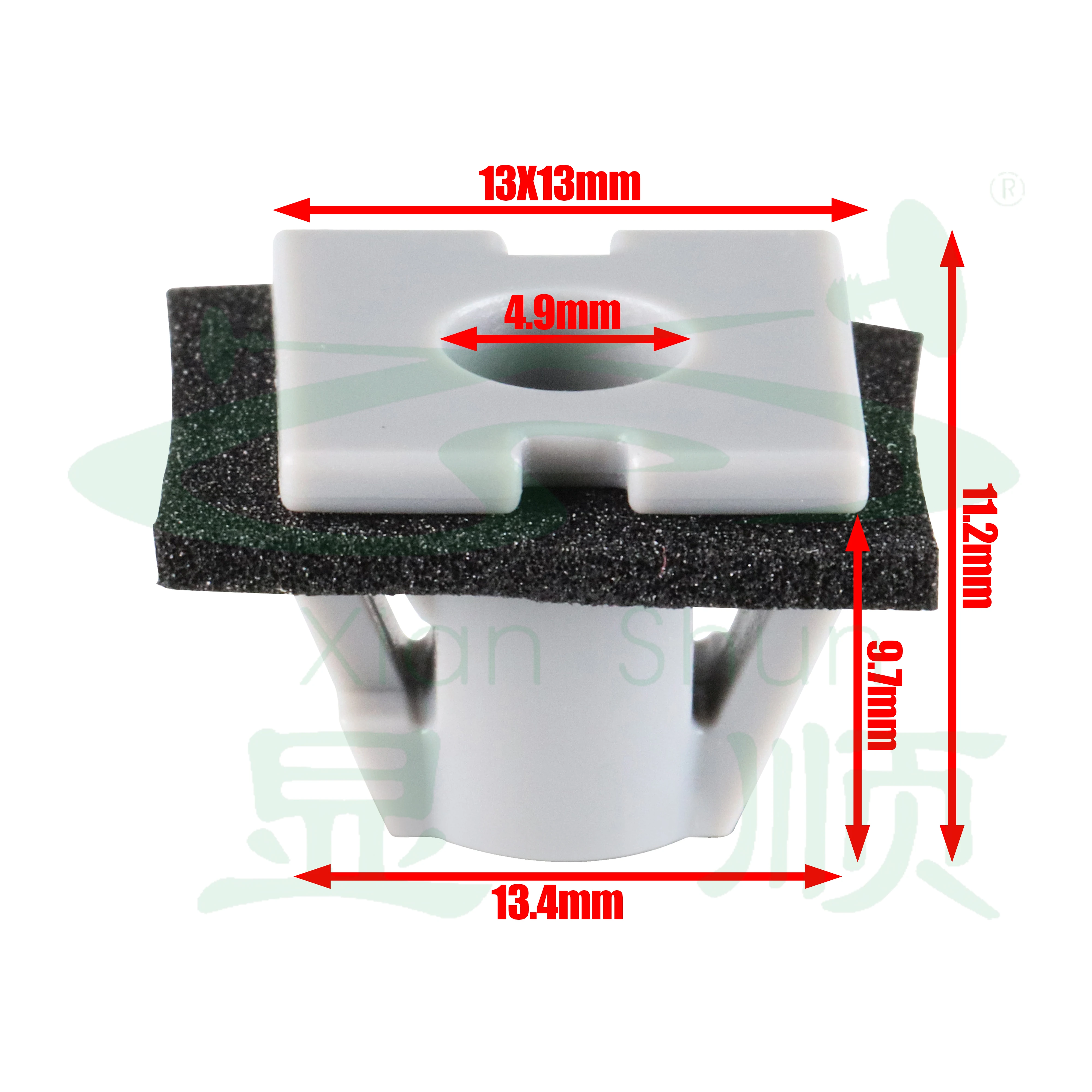 10/20/50Pcs Grey POM Rocker Panel Sill Interior Replacement Parts Car Fastening Clips Car Accessories 87715B4000 87715C8000