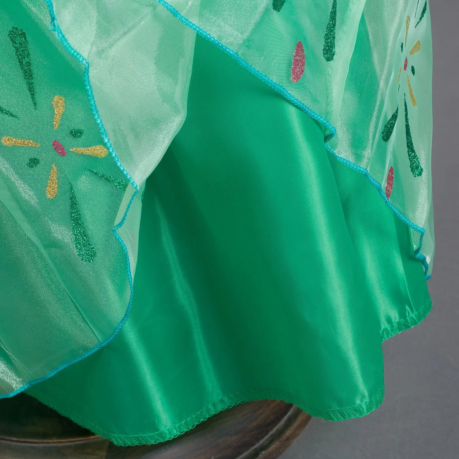 Disney Frozen Anna Princess Cosplay Dress Girls Kids Halloween Carnival Birthday Disneyland Stage Performance Fancy Gown view 6