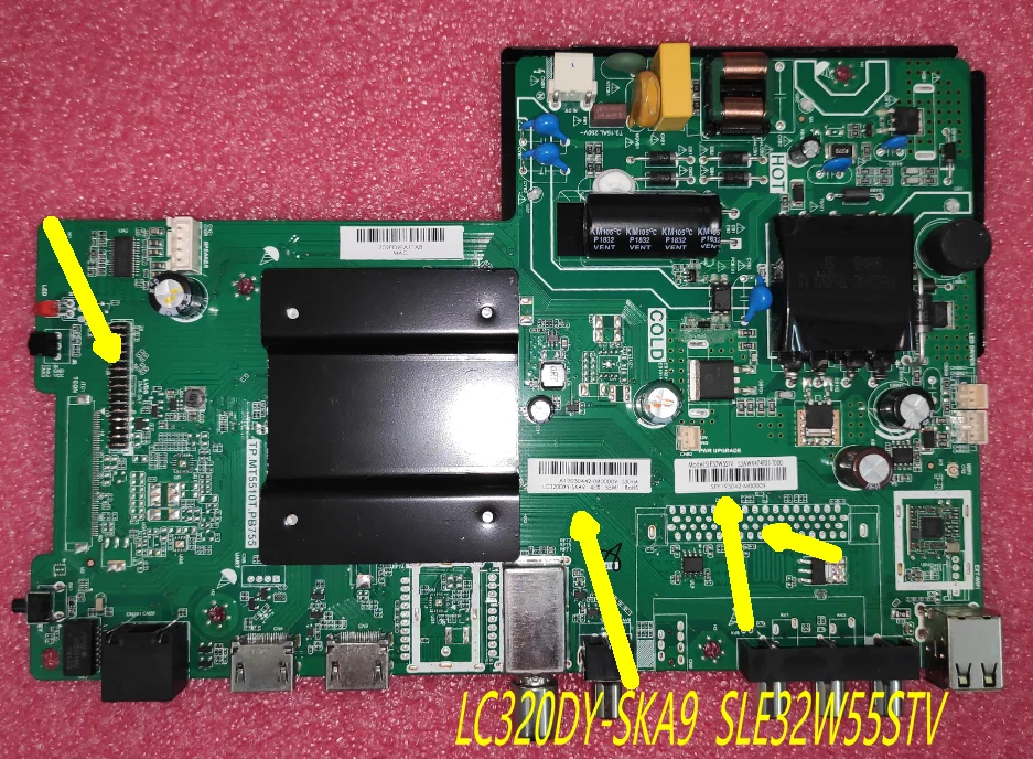 

TP.MT5510T.PB755 Three-in-one WiFi network motherboard LVDS has two interfaces for lc320dy-ska9 or hv32shb-f56