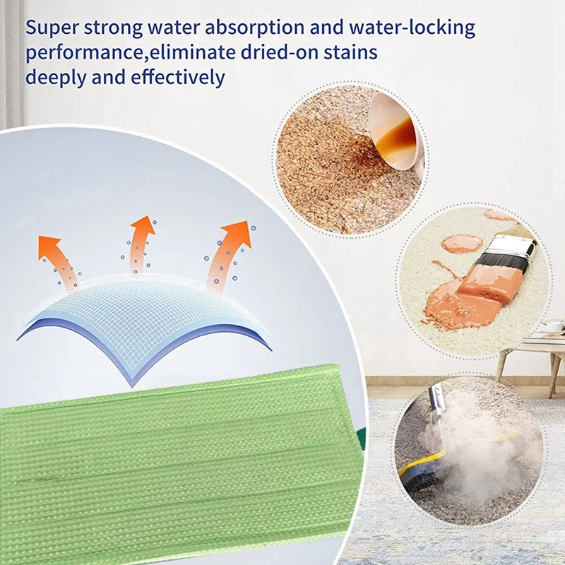 12PCS Mop Cloth For Vorwerk Kobold SP600 MF600 Vacuum Cleaner Spare Parts Accessories Wet & Dry Washable Mop Pad