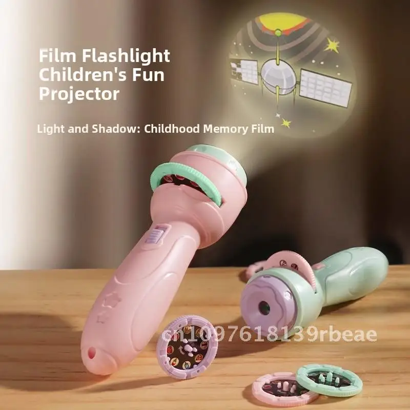 

Детский проекционный фонарик, светящаяся игрушка для раннего образования, распознавание изображений, забавный мультяшный проектор