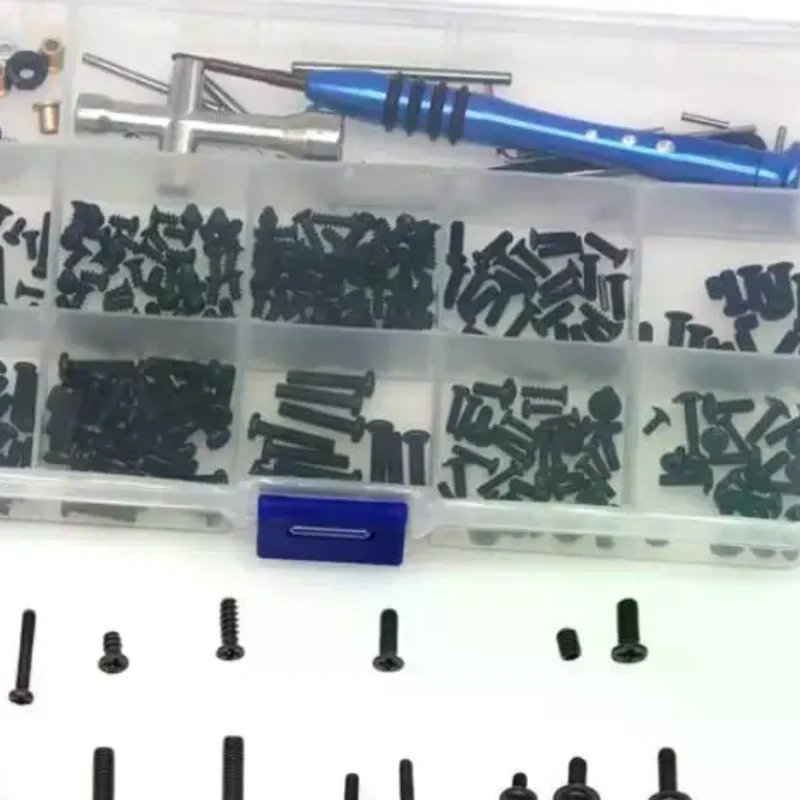 Metal Upgrade Retrofit Screw Tool Set Convenience Kit for WLtoys 144010 RC Vehicles - Easy Installation Kit