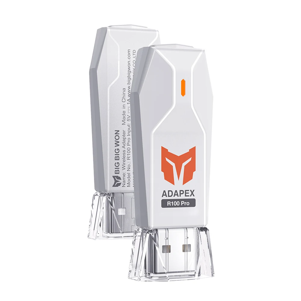 

Беспроводной USB-адаптер BIGBIG WON R100 Pro для геймпадов, совместимый с Bluetooth, для Windows, Switch, PS4, PS5, PC, XBOX, PS3, конвертер-порт