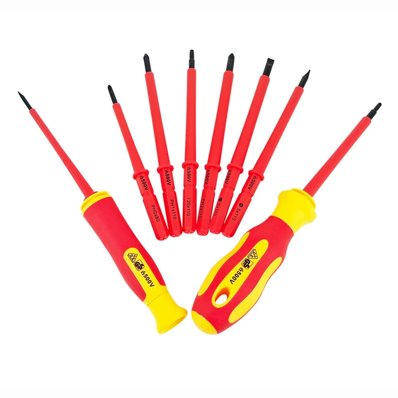 Insulated Screwdriver Set Home Maintenance Electrician Anti Electric Screwdriver Kit